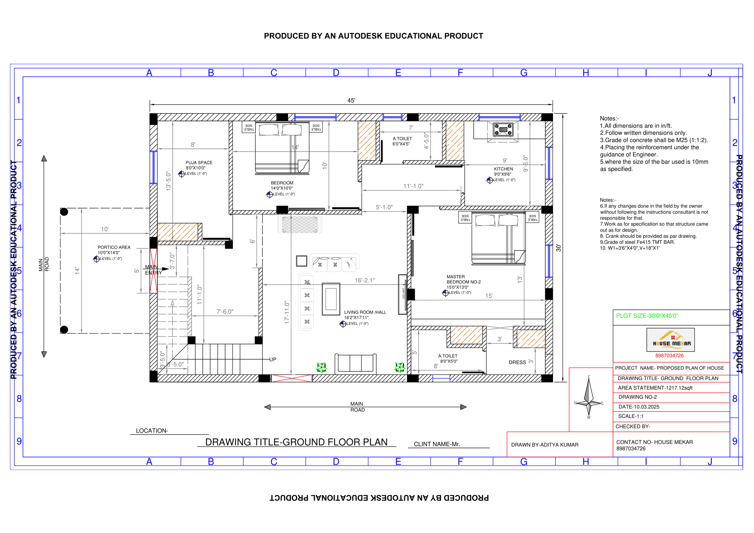 2D floor plan sample 2