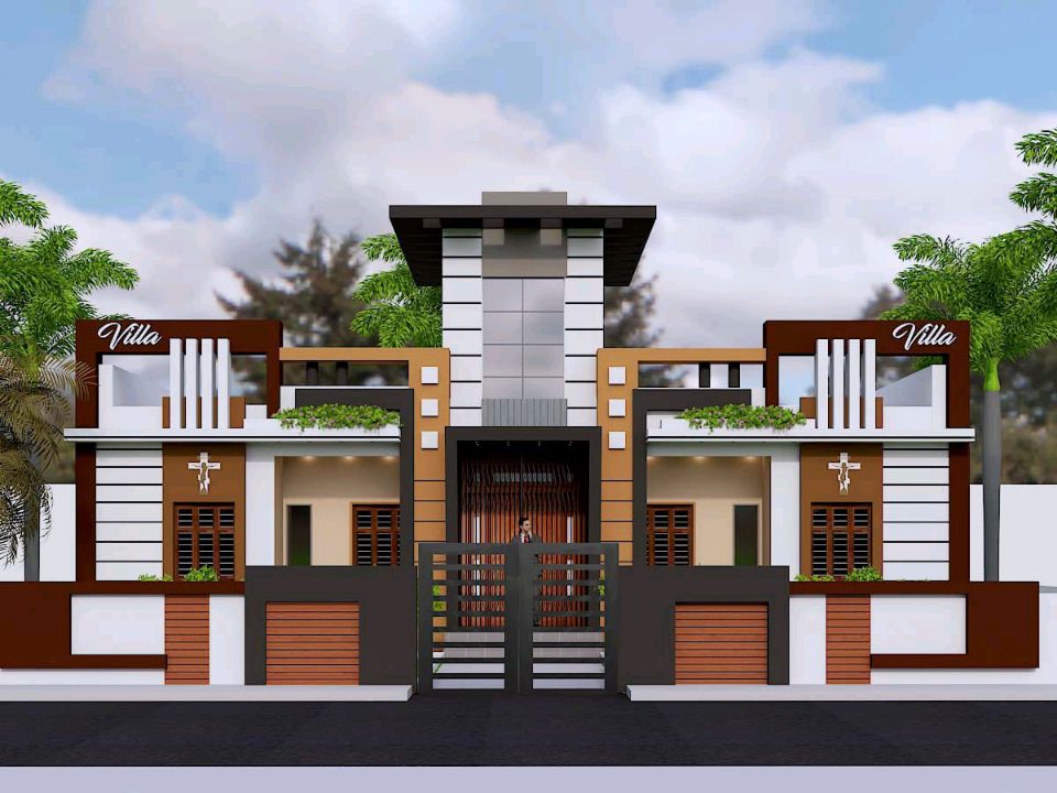 3D architectural model render