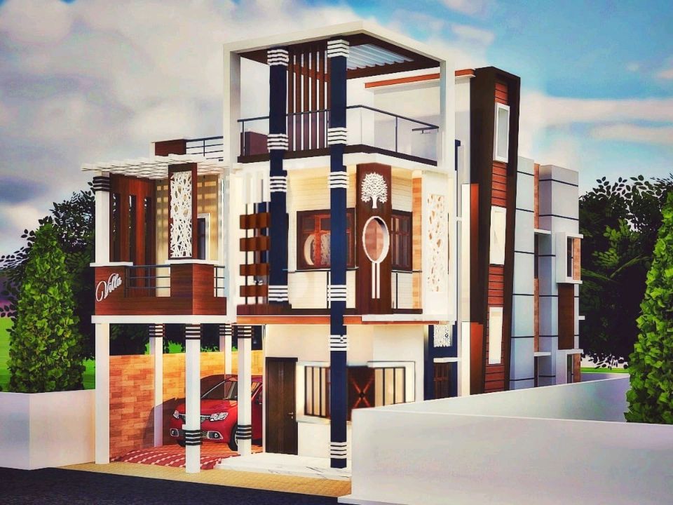 Modern home exterior design
